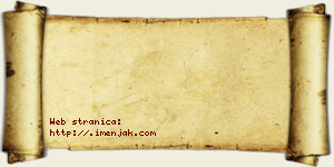 Angelina Simjanović vizit kartica